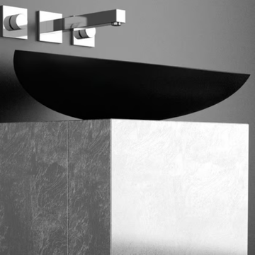 LEONARDO CUBUS SILVER LEAF KOOL MAX - Wooden vanity unit by Glass Design - view 3